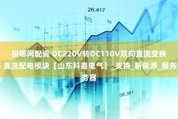 投哪网配资 DC220V转DC110V双向直流变换器 直流配电模块【山东科嘉电气】_支持_新能源_服务器